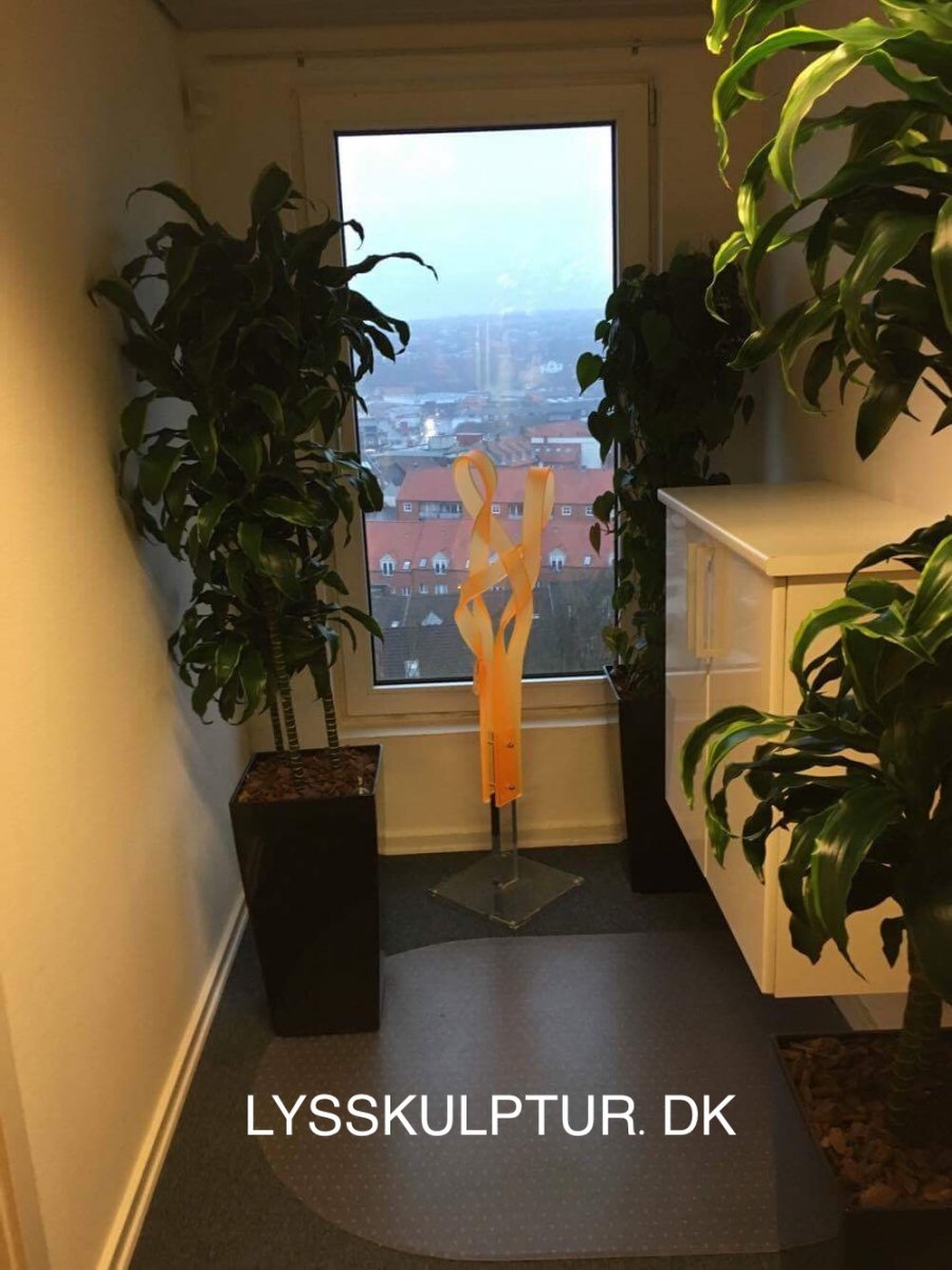 Udsigt over Lemvig - Voelcker skulptur